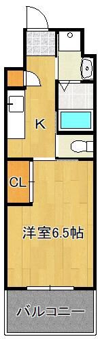 アミュゼ城野の間取り画像