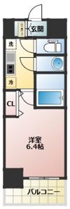 プレサンス新大阪ジェイズの間取り画像