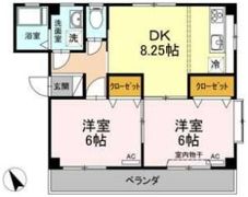 グランディア川北の間取り画像