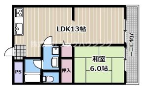 ウインド・ヒル香里Ⅰの間取り画像