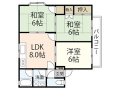 ハイツ石川の間取り画像