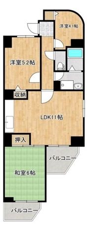 フローレンスパークの間取り画像