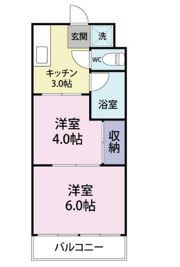コーポ反町の間取り画像