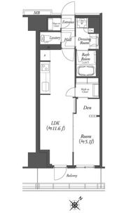 WORVE横浜伊勢佐木町の間取り画像