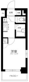 スカイコート新宿御苑前の間取り画像