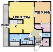 KTIレジデンス西三荘の間取り画像