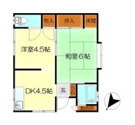 西原アパートⅢの間取り画像