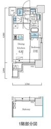 リビオメゾン新大橋の間取り画像