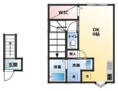 シャンテ四ツ井の間取り画像