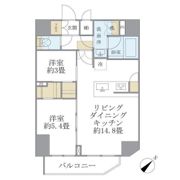 アジールコート町屋の間取り画像