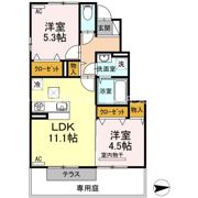 セジュール澄Ⅲ A棟の間取り画像
