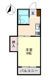 カメゾン南佐古の間取り画像