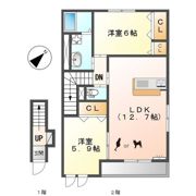 ソレイユの間取り画像