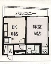 ライオンズプラザ久里浜の間取り画像