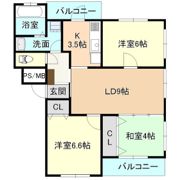 パルIの間取り画像