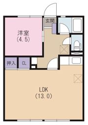 シティハイムアカシの間取り画像