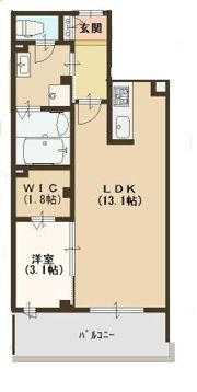 Lacine 燦の間取り画像