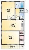 髙橋コーポ(練馬区)の間取り画像
