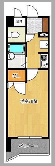 ライオンズマンション皇后崎公園 604号の間取り画像