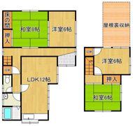 寺内2丁目戸建ての間取り画像