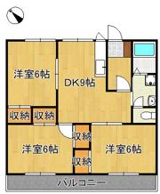 セレッソ深町コーポの間取り画像