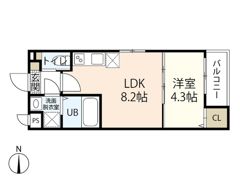 MOVE宇品御幸の間取り画像
