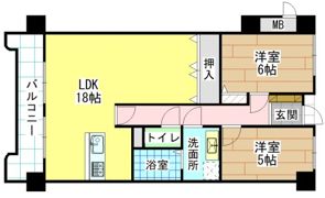サンライフ深町の間取り画像
