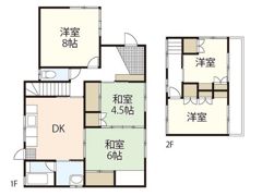 瀬戸町貸家の間取り画像