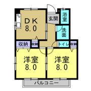 ハイツSAKURA Ⅰの間取り画像