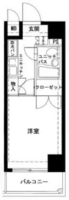 メインステージ大森海岸の間取り画像