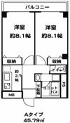 ドミールときわ台の間取り画像