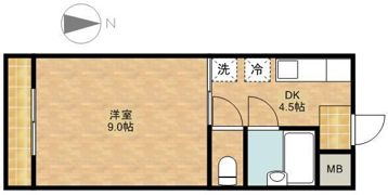サンシャイン天王Ⅲの間取り画像