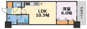 グランセジュール大国町の間取り画像