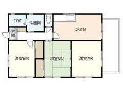 メゾンタカキ B棟の間取り画像