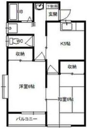 ラファミールBの間取り画像
