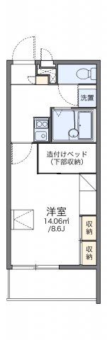 レオパレスアルモニ2番館の間取り画像