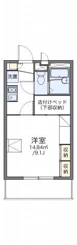 レオパレスヤマハの間取り画像