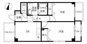 エクセルコートJOYの間取り画像