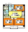赤田ハイツの間取り画像