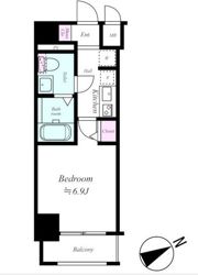 ライジングプレイス桜木町二番館の間取り画像