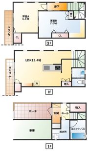 bequem里の間取り画像