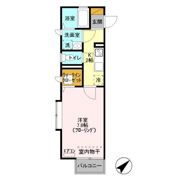 リベラ オイカワの間取り画像