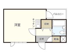 フレスコ京橋江盛ビルの間取り画像