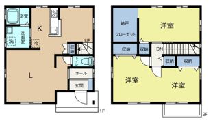 蜆塚一丁目貸家 西棟の間取り画像