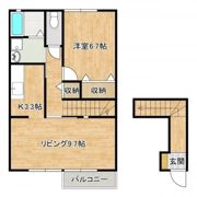 メゾンドグレースの間取り画像