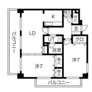 アビタシオン橋本Ⅲの間取り画像