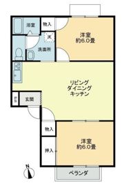 フォブール吉峰ⅡBの間取り画像