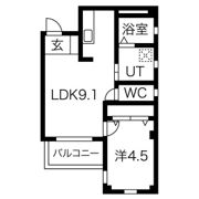 ナイスコーポ豊津の間取り画像