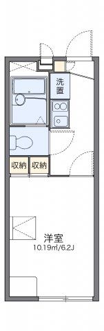レオパレス八坂の間取り画像