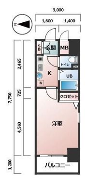 エスリード同心第5の間取り画像